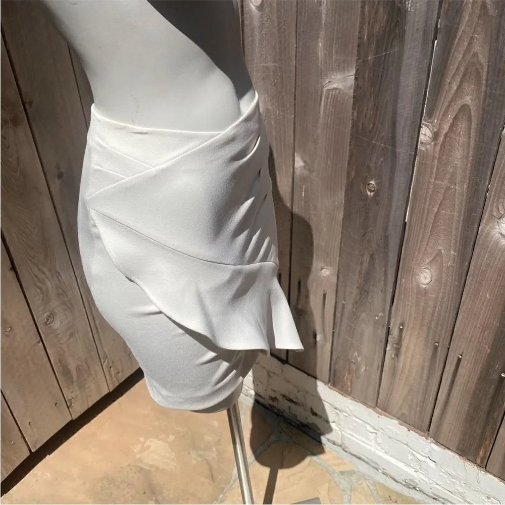 IRO Rama Wrap-effect Crepe skirt Size XS/ 34Fr